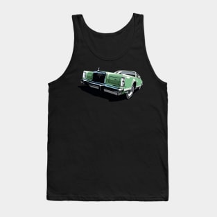 1970s Lincoln Continental in green Tank Top